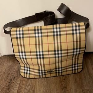 Burberry Diaper Bag/ messenger bag